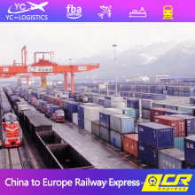 Fast Amazon FBA railway shipping from china to Germany warehouse